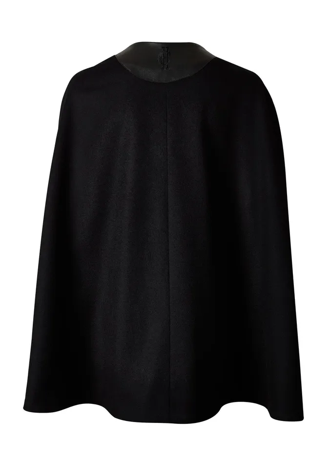 Holland Cooper Slim Cape Soft Black Women Capes Holland Cooper Slim Cape Soft Black Women Capes