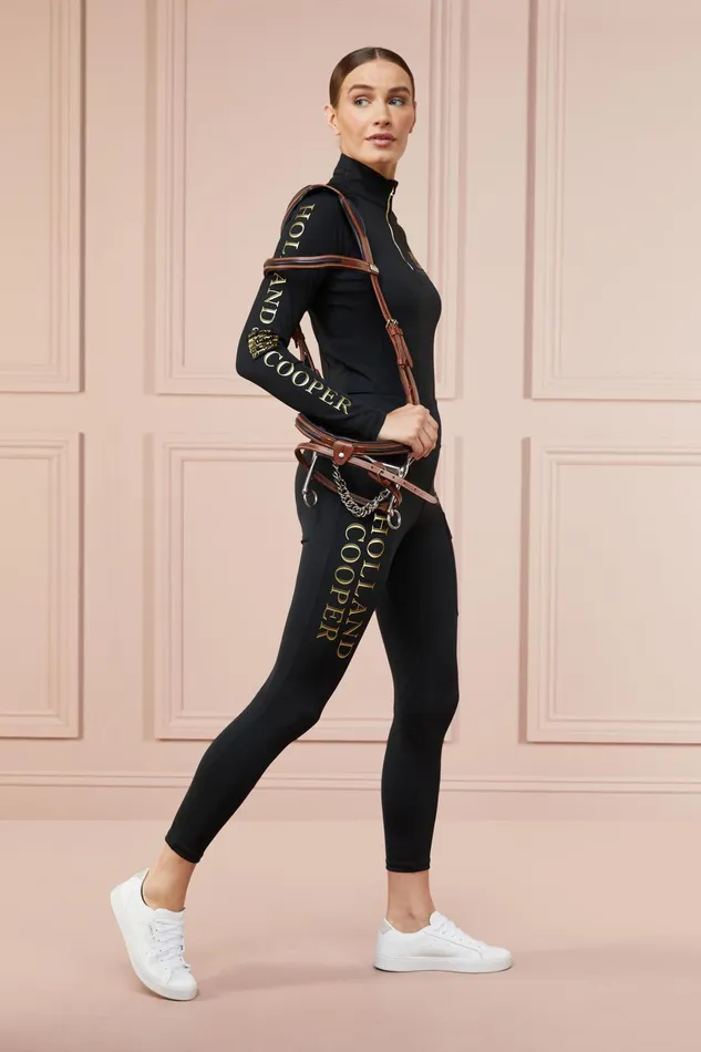 Holland Cooper Sport Legging Black Women Leggings Holland Cooper Sport Legging Black Women Leggings