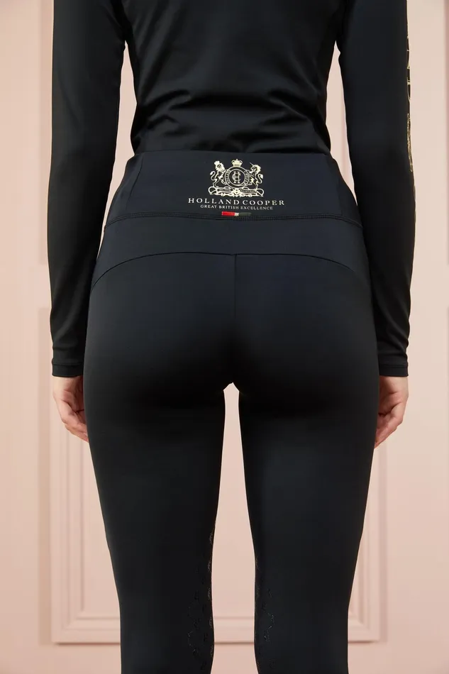 Holland Cooper Sport Legging Black Women Leggings Holland Cooper Sport Legging Black Women Leggings