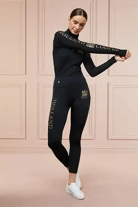 Holland Cooper Sport Legging Black Women Leggings Holland Cooper Sport Legging Black Women Leggings