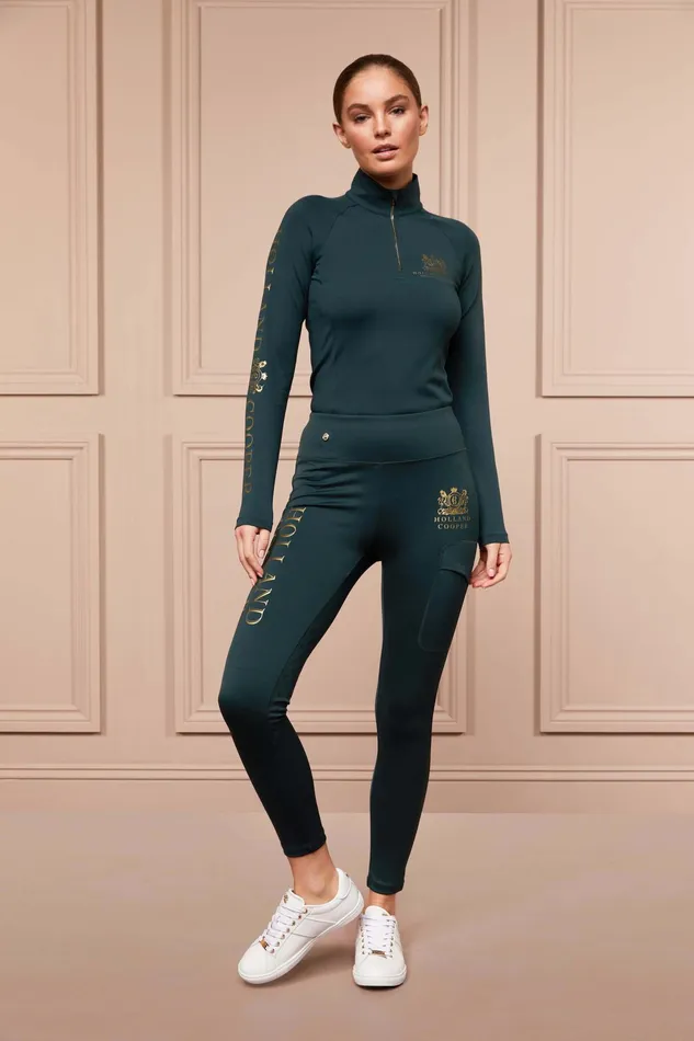 Holland Cooper Sport Legging Petrol Women Leggings Holland Cooper Sport Legging Petrol Women Leggings