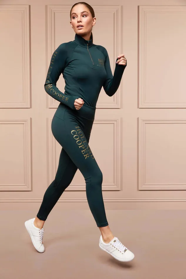 Holland Cooper Sport Legging Petrol Women Leggings Holland Cooper Sport Legging Petrol Women Leggings
