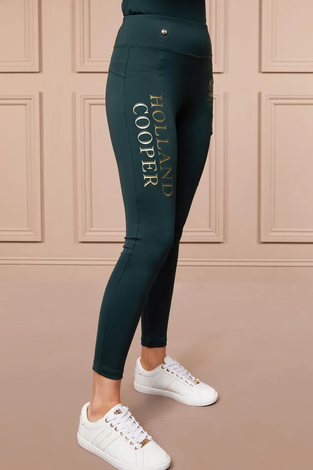 Holland Cooper Sport Legging Petrol Women Leggings Holland Cooper Sport Legging Petrol Women Leggings