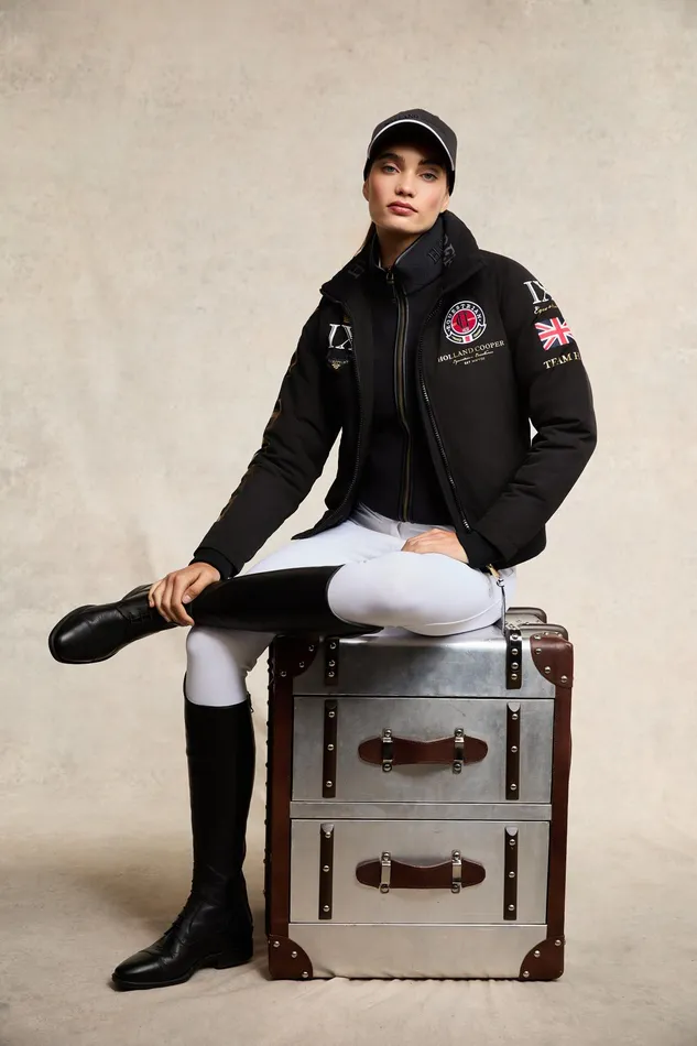 Holland Cooper Team HC Jacket Black Women Jackets