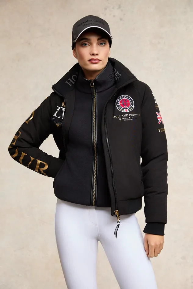Holland Cooper Team HC Jacket Black Women Jackets