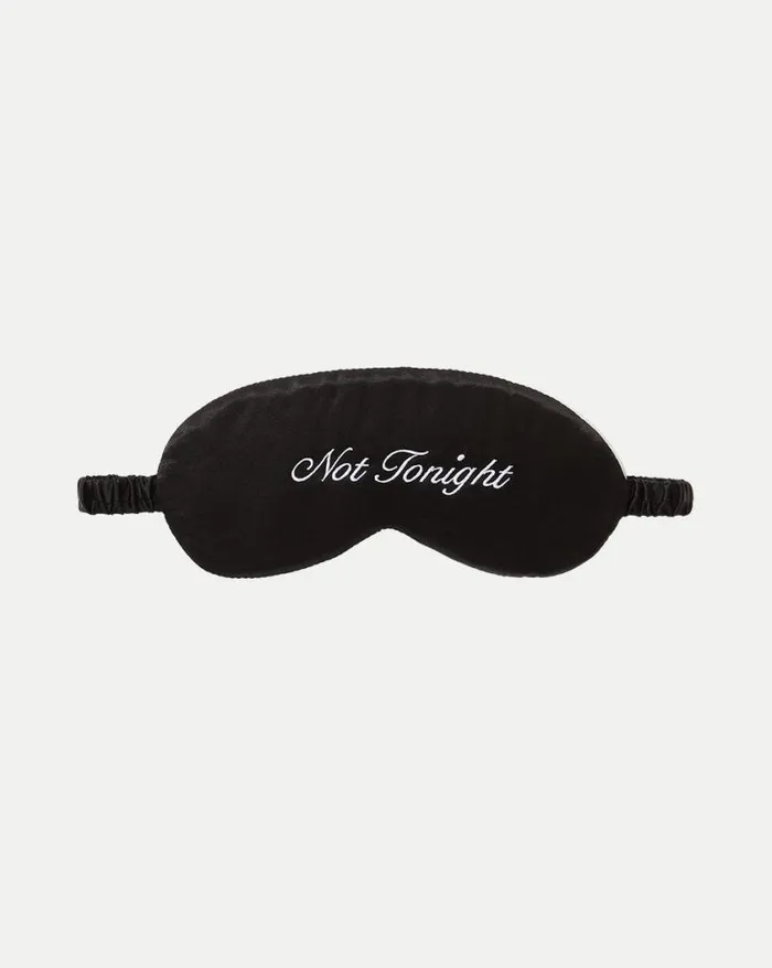 Home and Accessories Shop Veronica Beard Mulberry Silk Sleep Mask Black