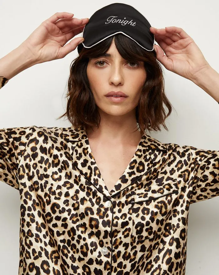 Home and Accessories Shop Veronica Beard Mulberry Silk Sleep Mask Black