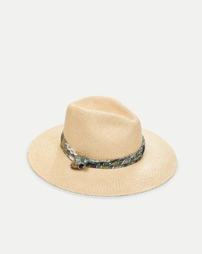 Home and Accessories Shop Veronica Beard Natural MultiGardenia Hat Natural Multi