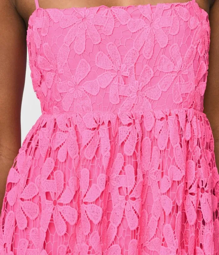 Hot Pink Floral Tiana Maxi Dress Dresses Unique Vintage Maxi