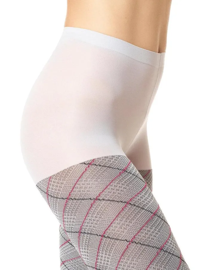 Hue Bias Glen Plaid Tight Ct Chrome Women Fashion