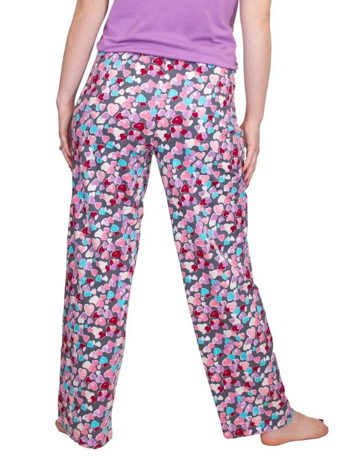 Hue Forever Hearts PJ Pant Castlerock Women Plus Size