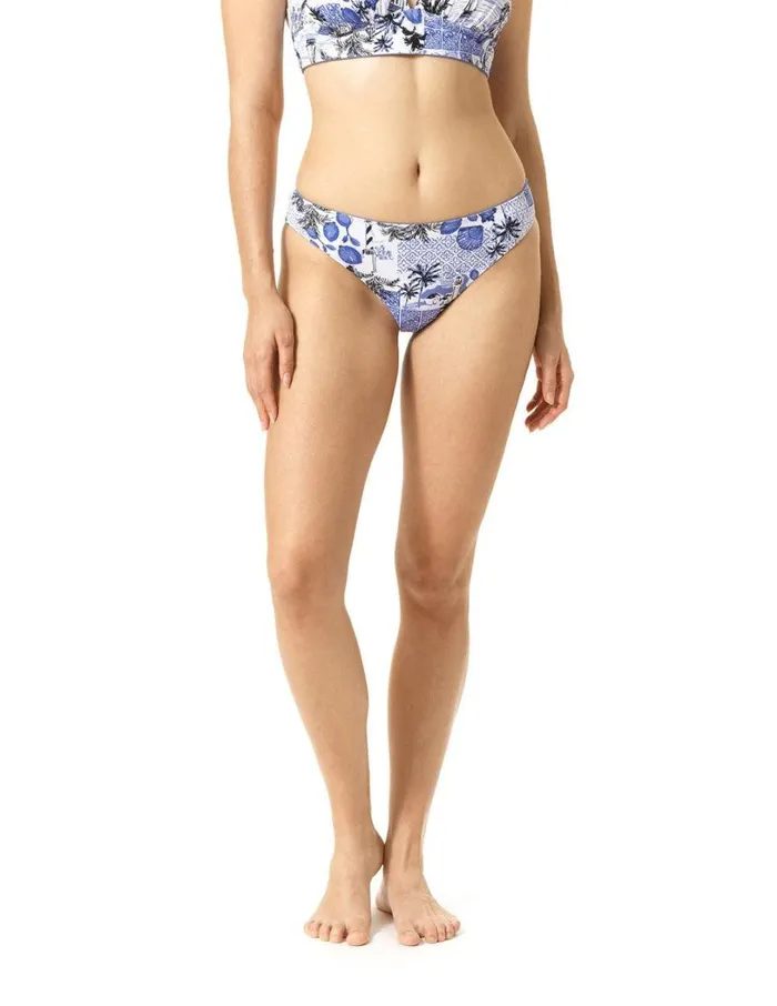 Hue Ocean City Reversible Hipster Bikini Bottom Wedgewood Women Bottoms