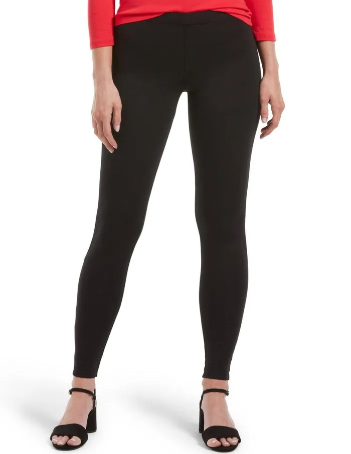 Hue Ponte Leggings Black Women Ponte