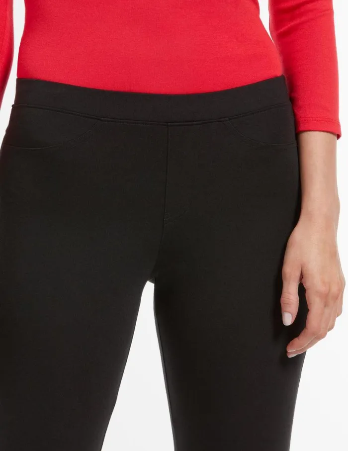 Hue Ponte Leggings Black Women Ponte