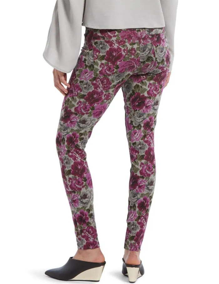 Hue Tuscany Rose Denim Legging Lt Grey Women Denim