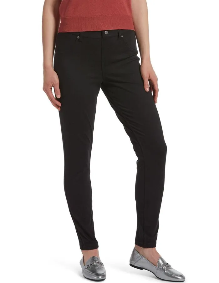 Hue Ultra Soft Denim Legging Black Women Skinny