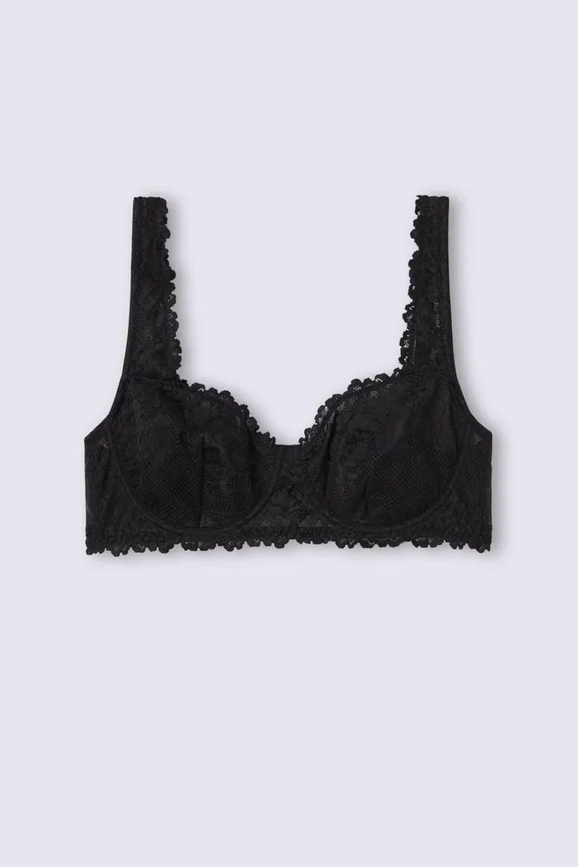 Intimissimi Balconette Women Pretty Flowers Daniela Balconette Bra 019 8211 Black