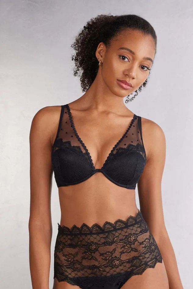 Intimissimi Balconette Women Winter Of Love Elena Balconette Bra Black 019 8211 Black