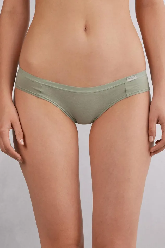 Intimissimi Bikini Panties Women Cotton Panties Green 657j 8211 Fade Green