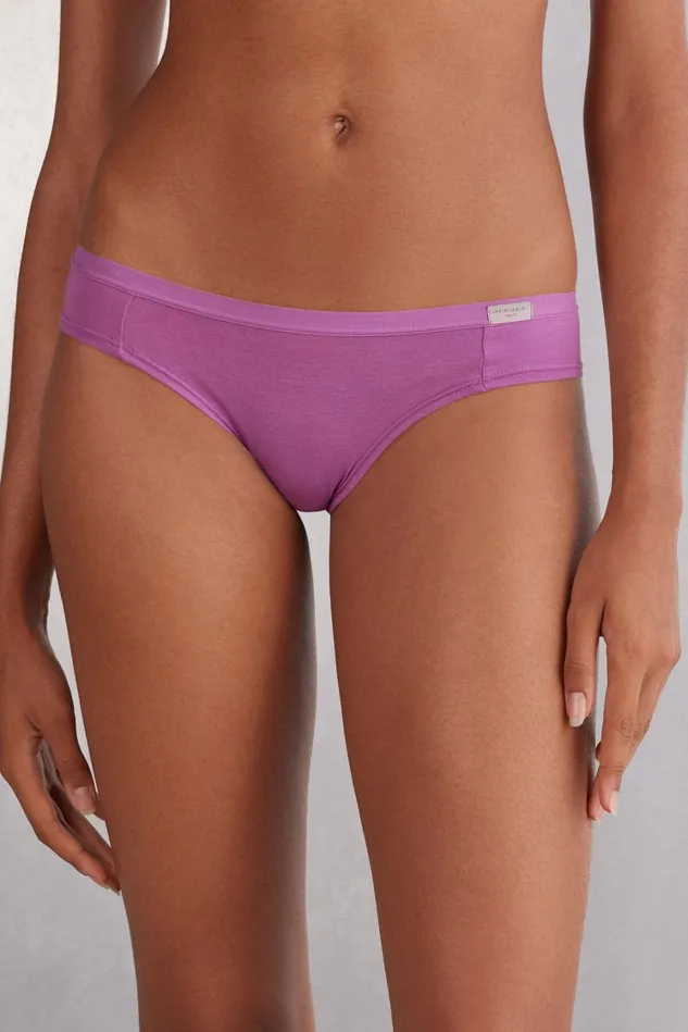 Intimissimi Bikini Panties Women Cotton Panties Pink 343j 8211 Bright Violet