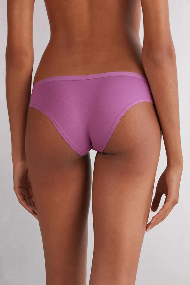 Intimissimi Bikini Panties Women Cotton Panties Pink 343j 8211 Bright Violet