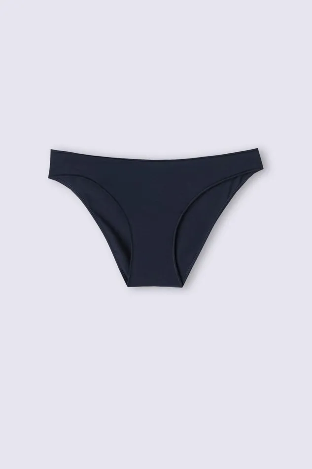 Intimissimi Bikini Panties Women Low Rise Cotton Panties Blue 1467 8211 Intense Blue