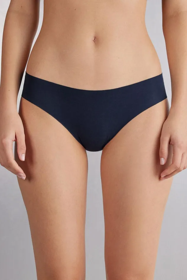 Intimissimi Bikini Panties Women Seamless Cotton Panties Blue 1467 8211 Intense Blue Intimissimi Bikini Panties Women Seamless Cotton Panties Blue 1467 8211 Intense Blue