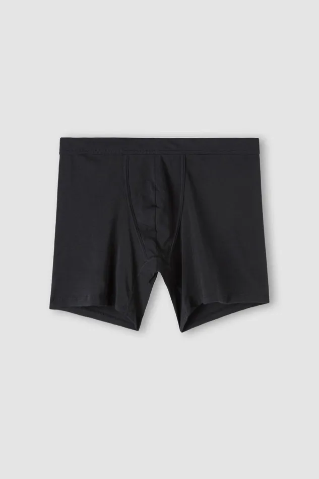 Intimissimi Boxers Men Superior Cotton Long Boxers Black 019 8211 Black