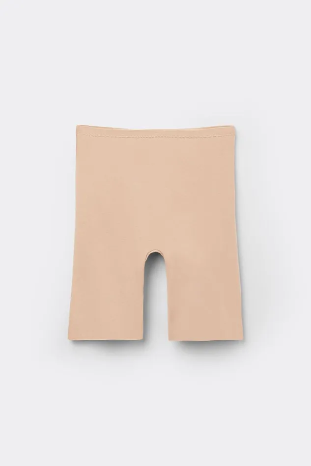 Intimissimi Boyshorts and Hipsters Women Raw Edge Seamless Cotton Shorts Natural 044 8211 Honey Soft Beige