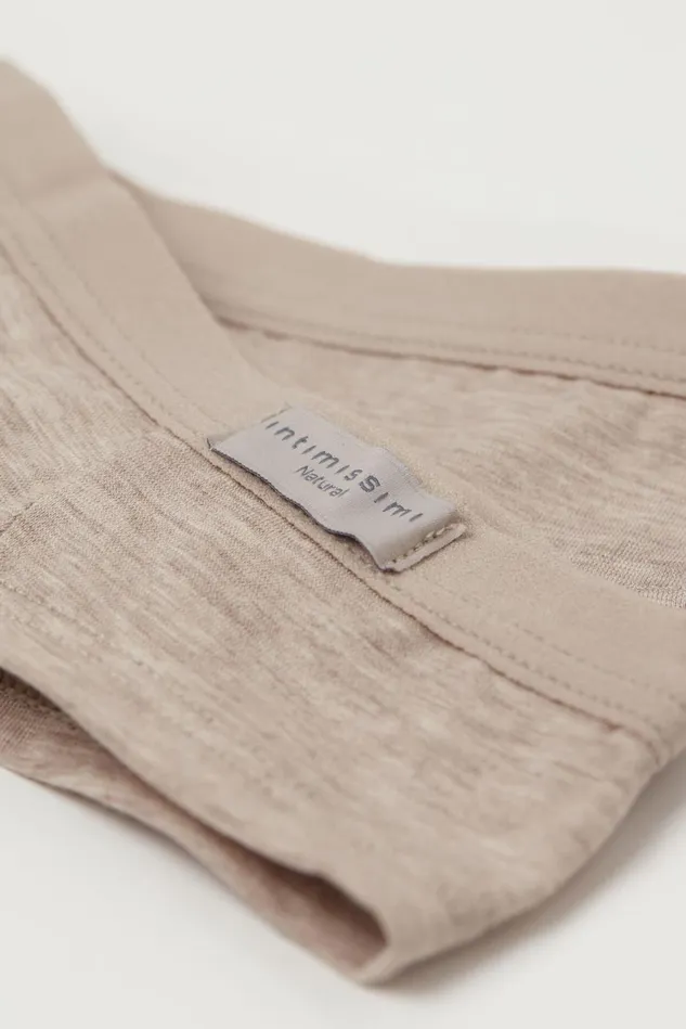 Intimissimi Brazilian Cut Women Cotton Brazilian Natural 112i 8211 Natural Blend