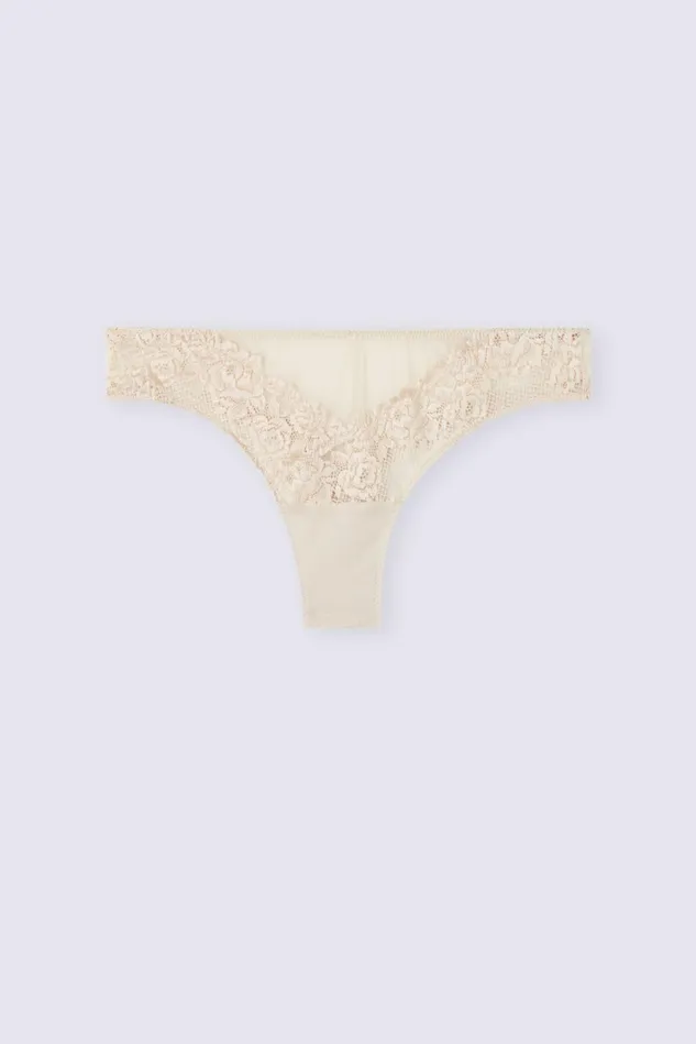 Intimissimi Brazilian Cut Women Pretty Flowers Brazilian Natural 2280 8211 Avorio Crema