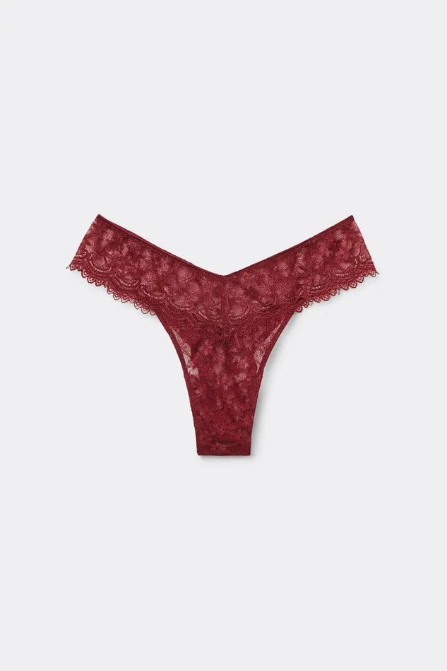 Intimissimi Brazilian Cut Women She Is A Classic 80s Style Brazilian Red 770j 8211 Vamp Red