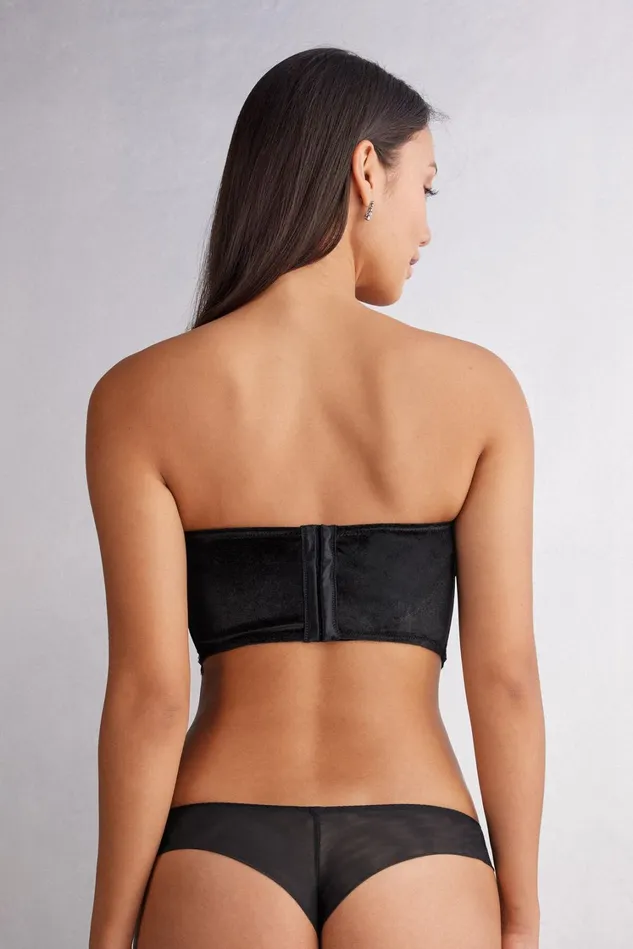 Intimissimi Bustiers Corsets Women Intriguing Beauty Giada Bandeau Bustier Black 019 8211 Black