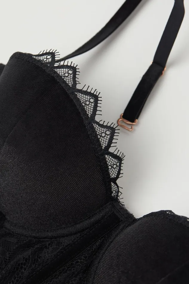Intimissimi Bustiers Corsets Women Intriguing Beauty Giada Bandeau Bustier Black 019 8211 Black