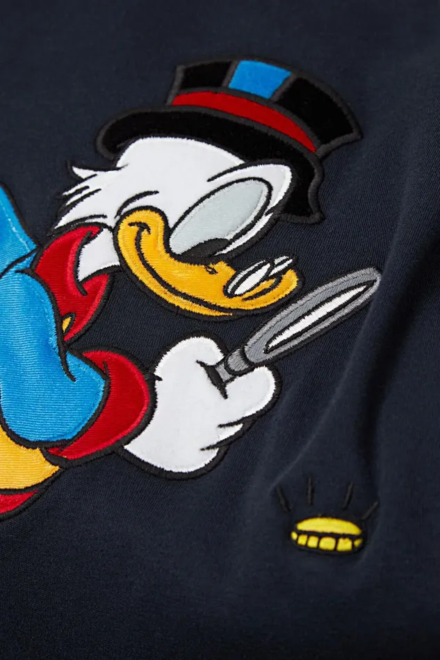 Intimissimi Long Pajamas Men Scrooge Mcduck Disney Full Length Cotton Pajamas Blue 800 8211 Blu Notte