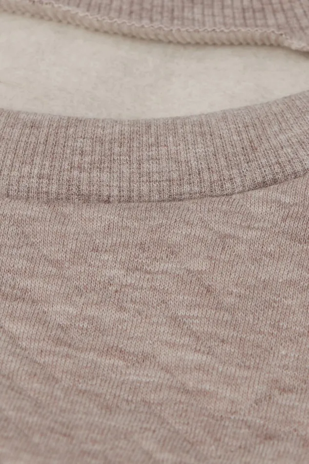 Intimissimi Long Pajamas Women Soft Chevron Long Sleeve Top Beige 775j 8211 Brown Melange