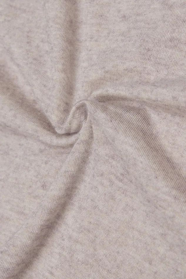 Intimissimi Long Sleeve Tops Women Modal Cashmere Ultralight HighNeck Top Natural 7525 8211 Heather Shell Beige