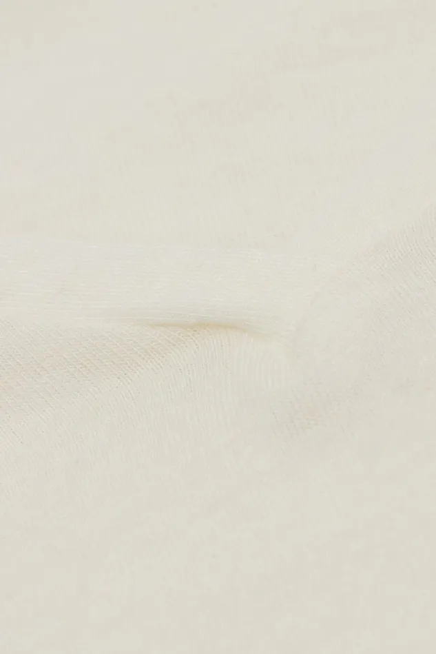 Intimissimi Long Sleeve Tops Women VNeck Top In Modal Ultralight With Cashmere Ivory 231i 8211 Vanilla