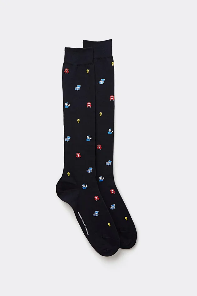 Intimissimi Long Socks Men Hasbro Monopoly Soft Cotton Knee Socks Print 702j 8211 Blu Scuro Stampa Monopoly Intimissimi Long Socks Men Hasbro Monopoly Soft Cotton Knee Socks Print 702j 8211 Blu Scuro Stampa Monopoly