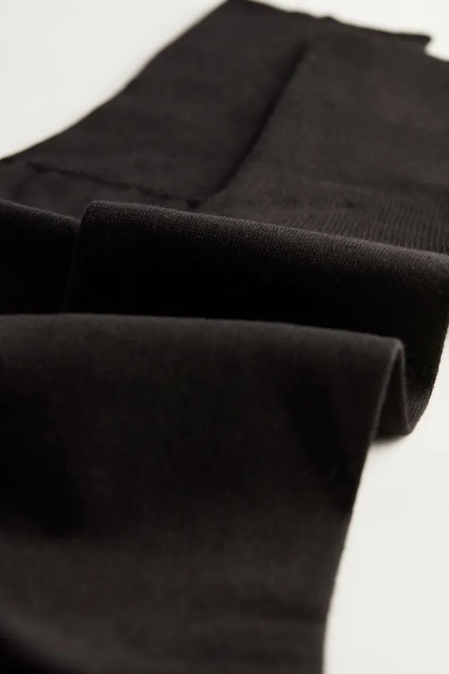 Intimissimi Long Socks Men Tall CashmereSilkCotton Blend Socks Black 019 8211 Black