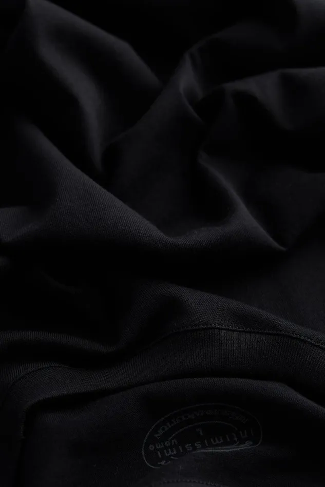 Intimissimi Pajama Separates Men Superior Cotton TShirt Black 019 8211 Black