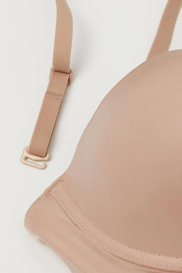 Intimissimi Strapless Bandeau Women Anna Bandeau Bra In Ultralight Microfiber Natural 044 8211 Honey Soft Beige