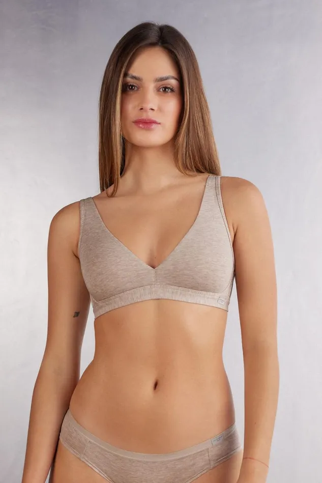 Intimissimi Triangle Women Lara Cotton Triangle Bra Natural 112i 8211 Natural Blend Intimissimi Triangle Women Lara Cotton Triangle Bra Natural 112i 8211 Natural Blend