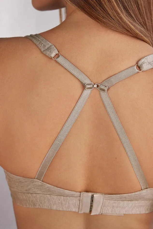 Intimissimi Triangle Women Lara Cotton Triangle Bra Natural 112i 8211 Natural Blend