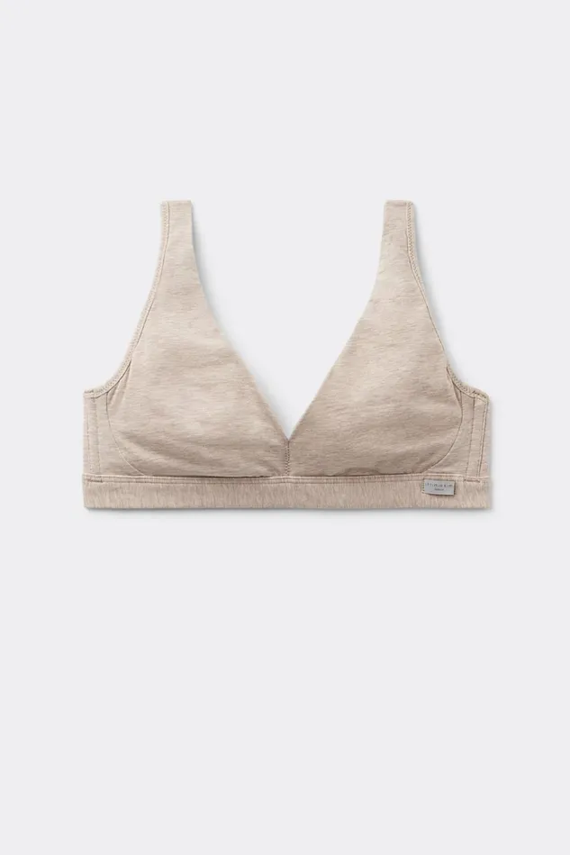 Intimissimi Triangle Women Lara Cotton Triangle Bra Natural 112i 8211 Natural Blend