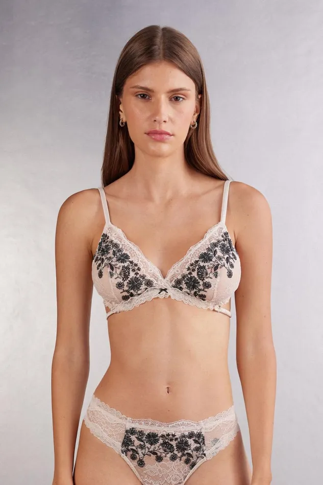 Intimissimi Triangle Women Little Romance Lace Triangle Bra Natural 3635 8211 Setanero Intimissimi Triangle Women Little Romance Lace Triangle Bra Natural 3635 8211 Setanero