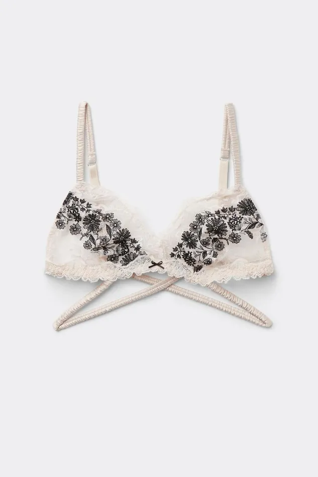 Intimissimi Triangle Women Little Romance Lace Triangle Bra Natural 3635 8211 Setanero