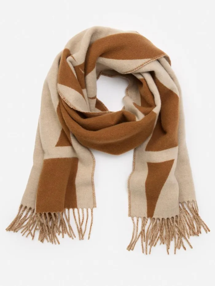 JMcLaughlin Barrow Scarf Camellatte Women Scarves