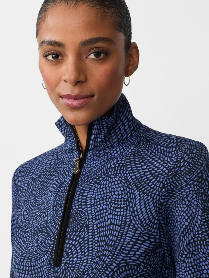 JMcLaughlin Bedford Dress In Ink Dot Navydark Blue Women Dresses JMcLaughlin Bedford Dress In Ink Dot Navydark Blue Women Dresses
