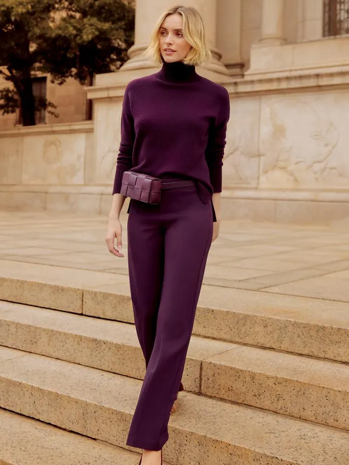 JMcLaughlin Carter Pants Burgundy Women Pants